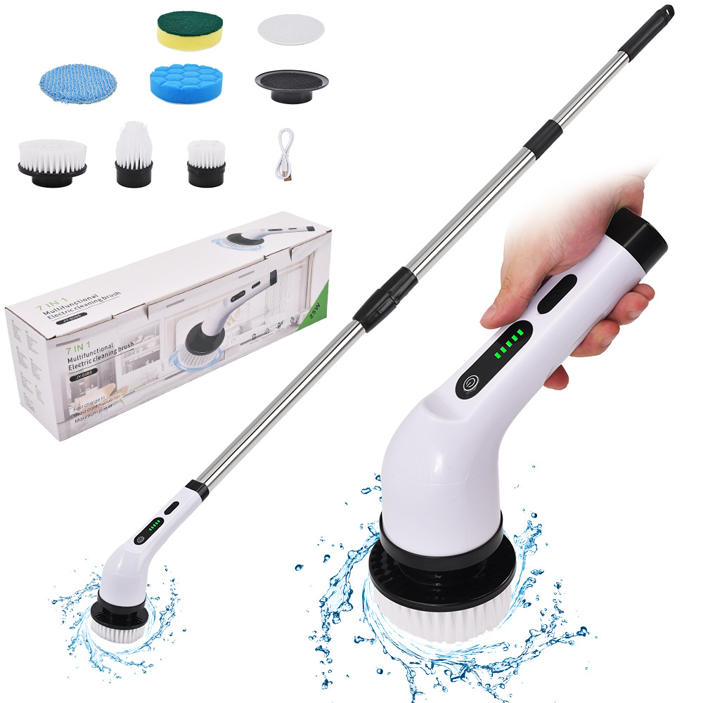 Home Bathroom Cleaning - Multi Electric Cleaning Brush Bathroom Electric