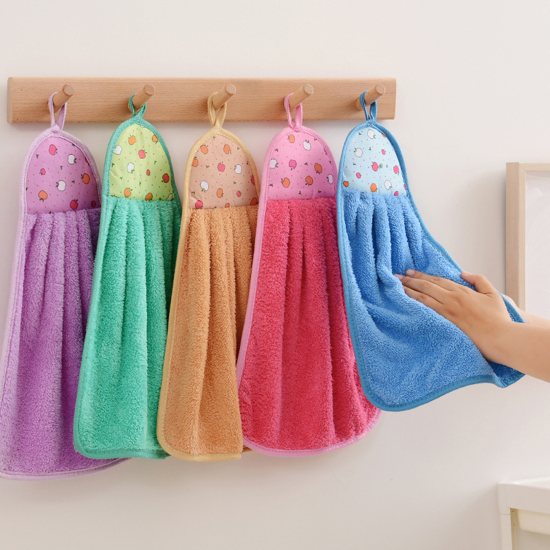 Home Bathroom Cleaning - 4pcs Small Hand Towels for Kitchen