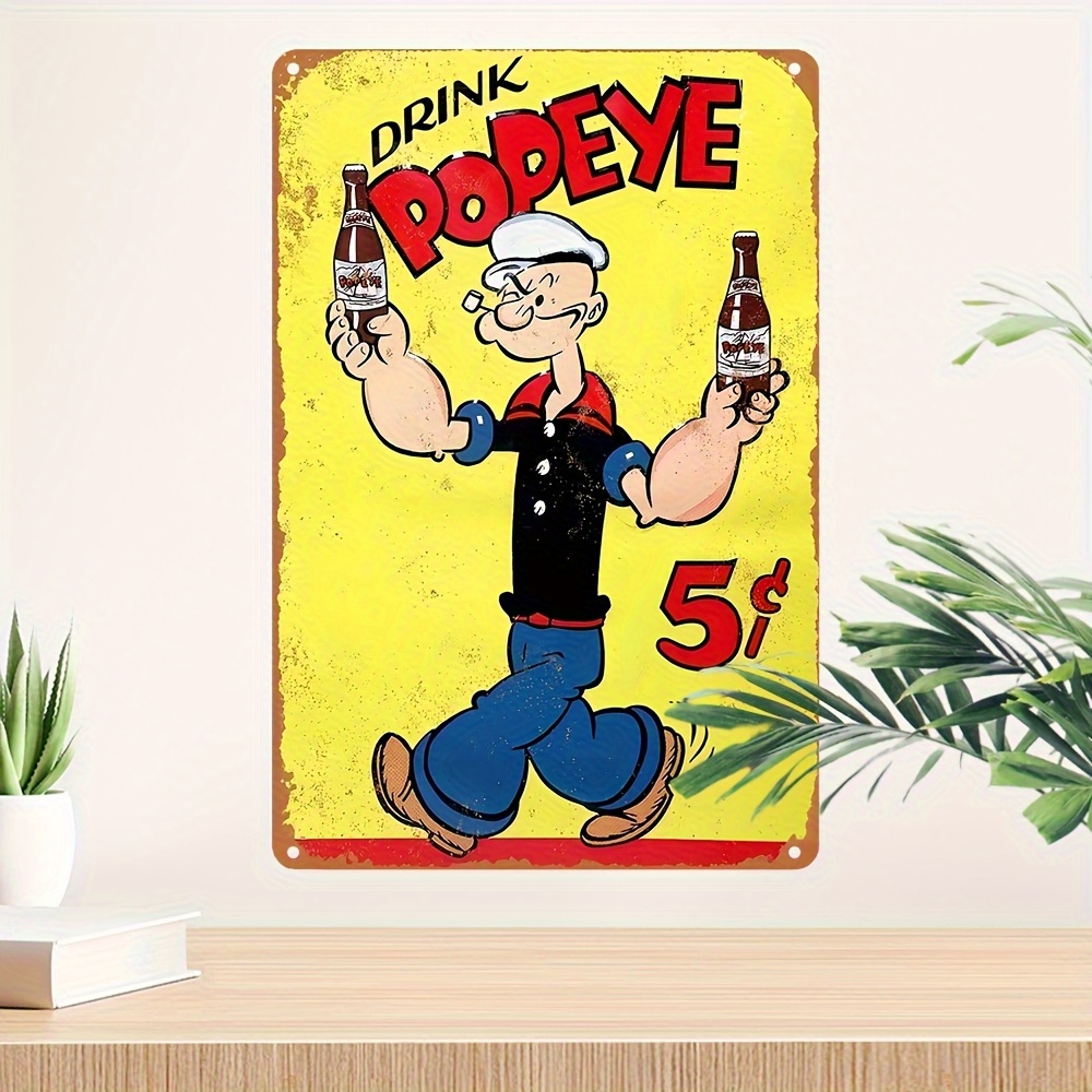 Home Bathroom Wall Art - Vintage the Sailor for Man Metal