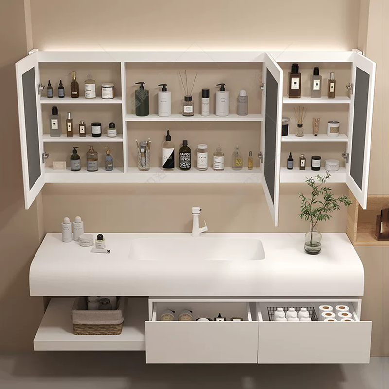Drawers Paper Bathroom Cabinet - Home Bathroom Partition Wall 评论和价格