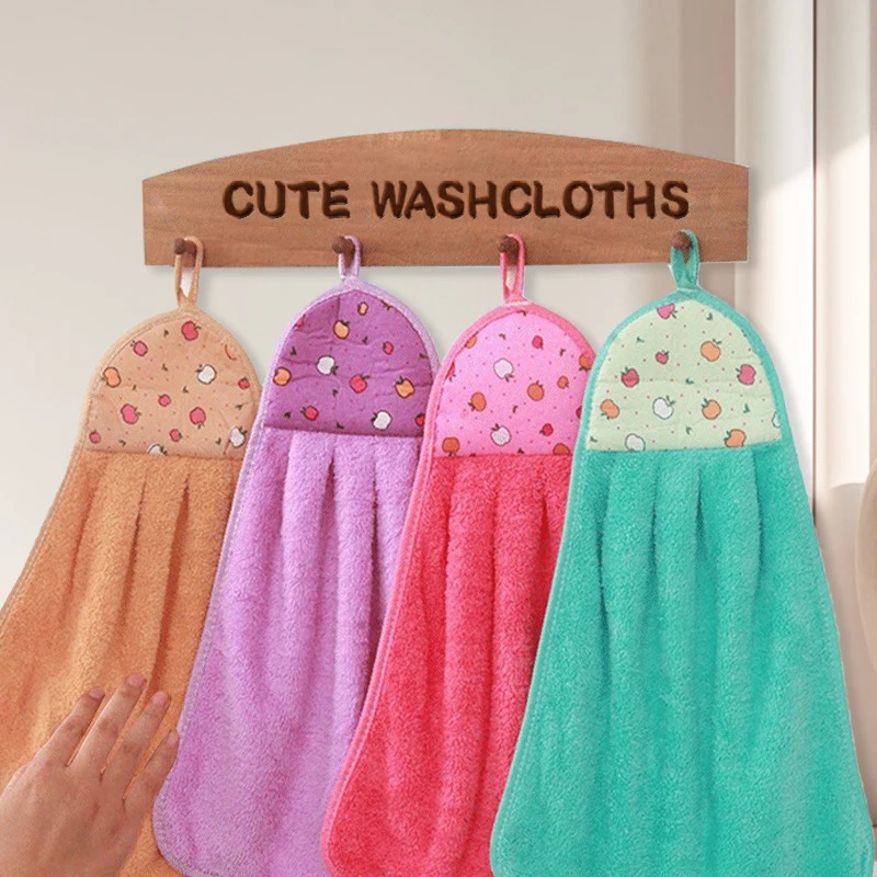 4pcs 20*32cm Small Hand Towels - Home Bathroom Cleaning 评论和价格