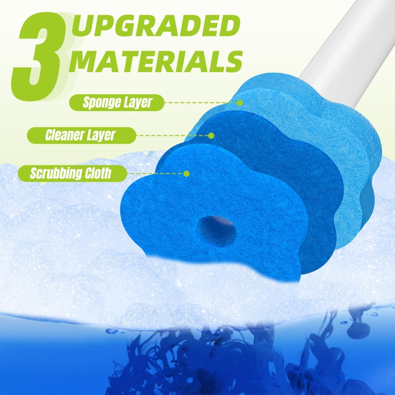 Toilet Brush With Disposable R - Home Bathroom Cleaning 评论和价格
