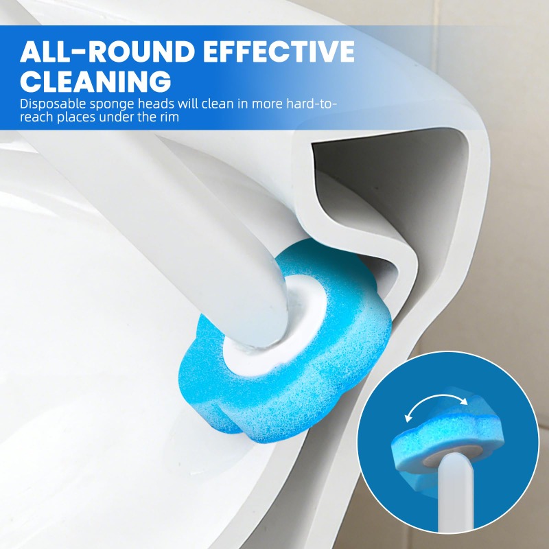 Toilet Brush With Disposable R - Home Bathroom Cleaning 评论和价格