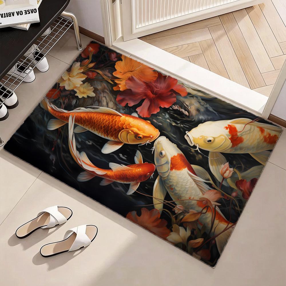 Koi fish that bring you good l - Home Goods Bathroom Mats 评论和价格