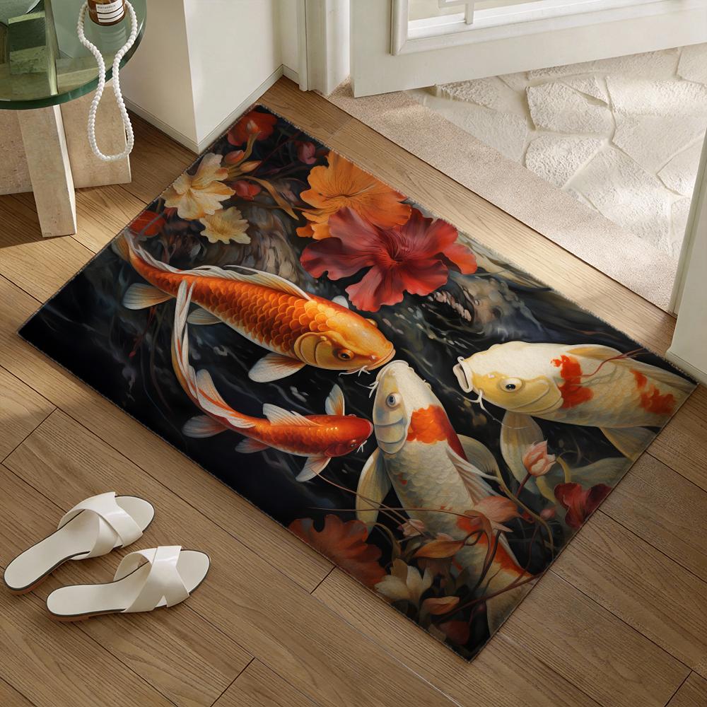 Koi fish that bring you good l - Home Goods Bathroom Mats 评论和价格