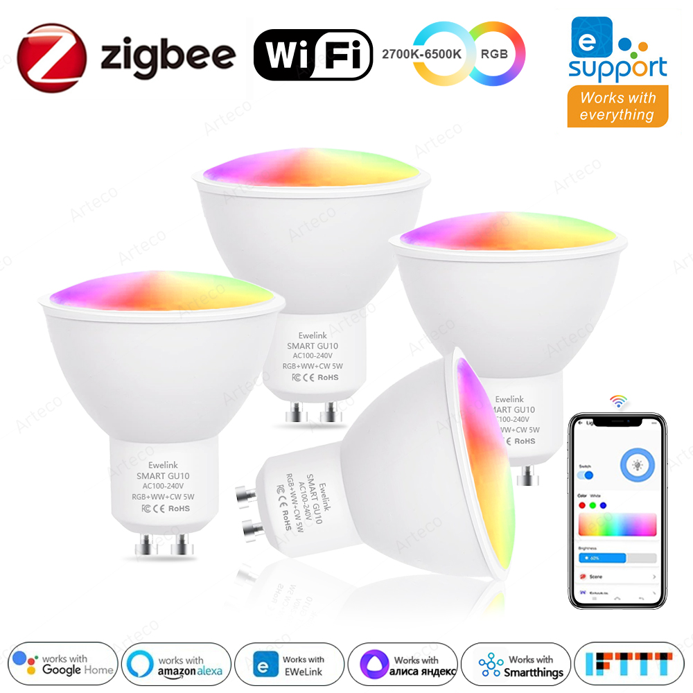 Ewelink GU10 Zigbee LED Bulbs  - Philips Bulb Hue 评论和价格