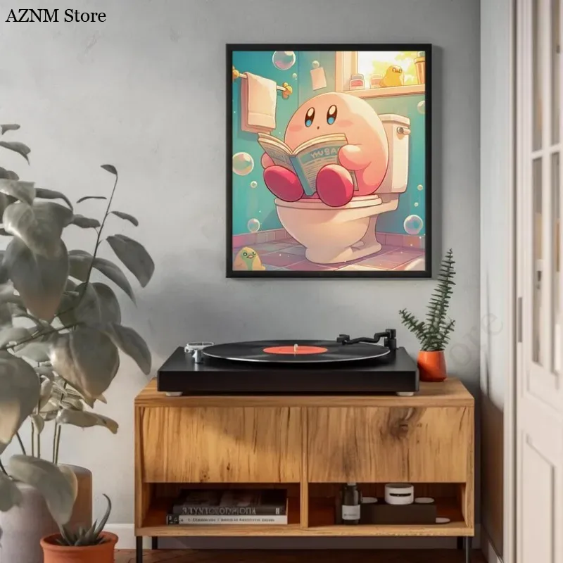 Funny Bathroom Cartoon Video G - Home Bathroom Wall Art 评论和价格