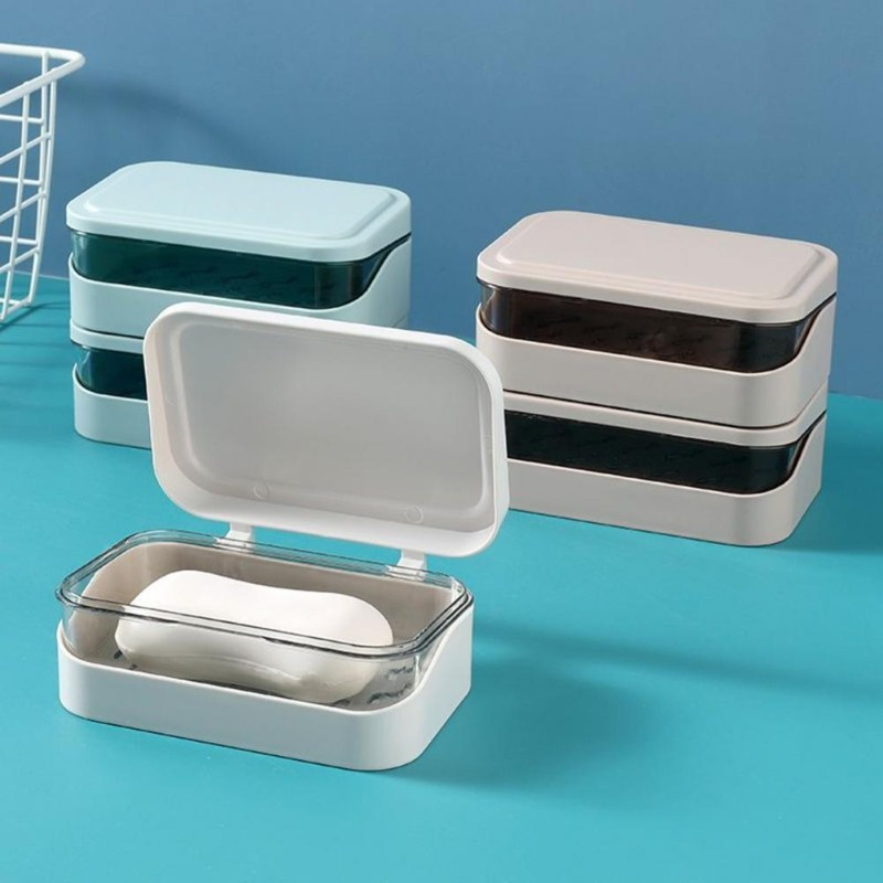 Bathroom Soap Dish With Lid Ho - Home Bathroom Essentials 评论和价格