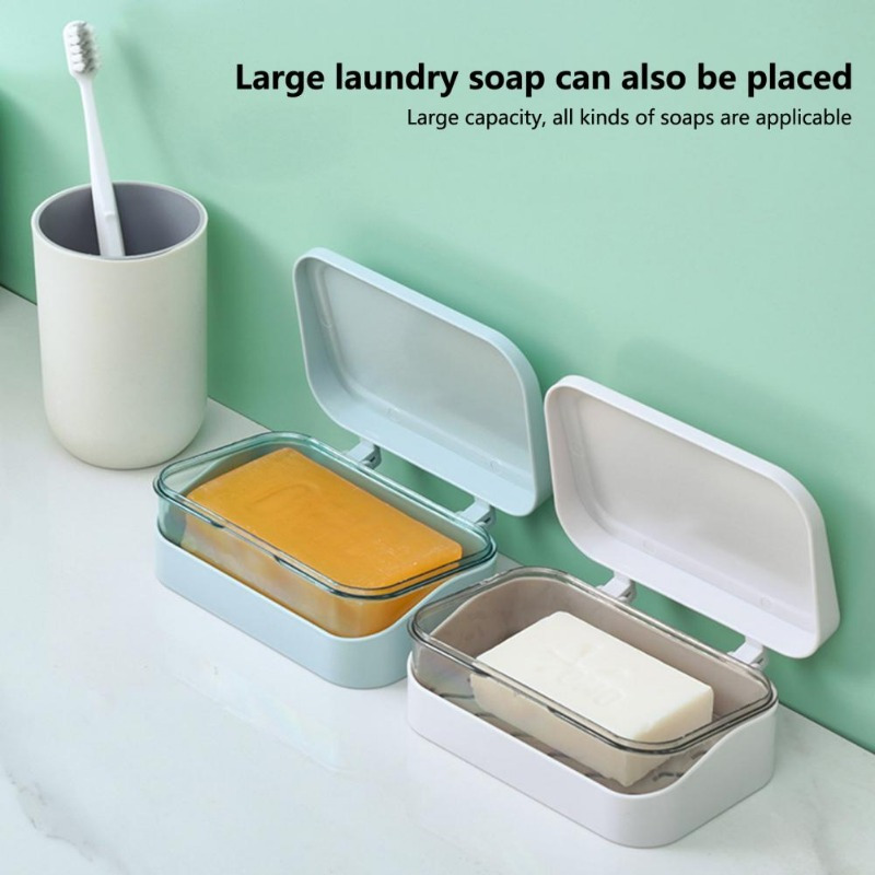 Bathroom Soap Dish With Lid Ho - Home Bathroom Essentials 评论和价格