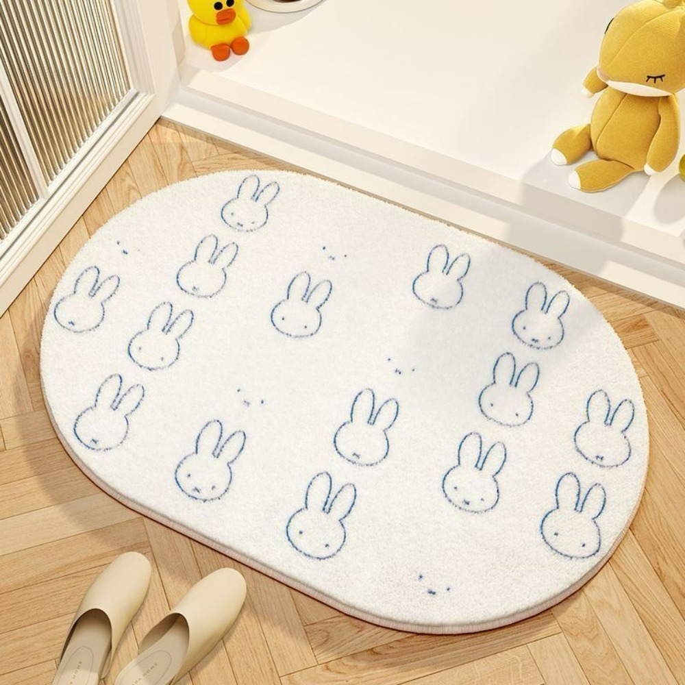 Miffy Cartoon Floor Mat Soft I - Home Goods Bathroom Mats 评论和价格