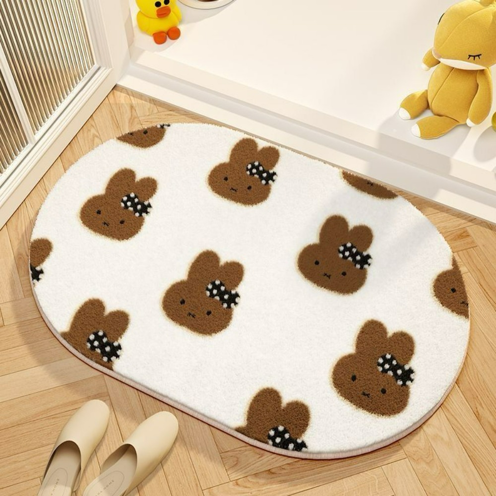 Miffy Cartoon Floor Mat Soft I - Home Goods Bathroom Mats 评论和价格