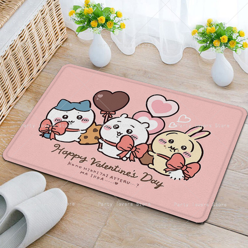 Anime Chiikawas Flannel Carpet - Home Goods Bathroom Mats 评论和价格
