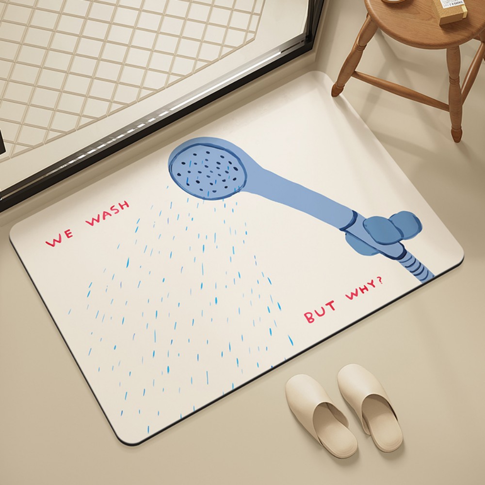 VIKAMA Bathroom Tile Shower Ma - Home Goods Bathroom Mats 评论和价格
