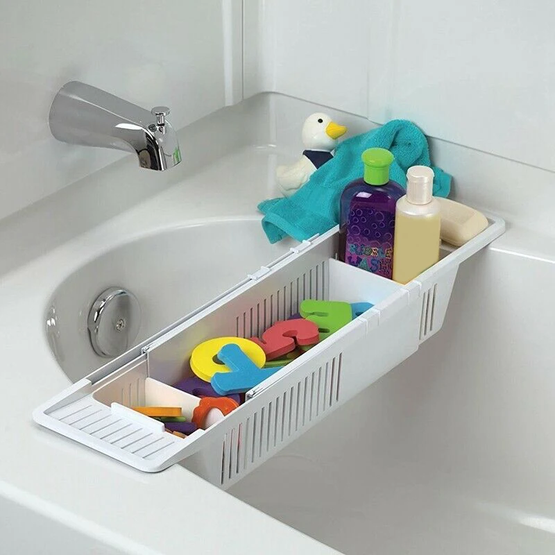 Bathtub Caddy Tray Basket Retr - Bath Caddy Tray 评论和价格