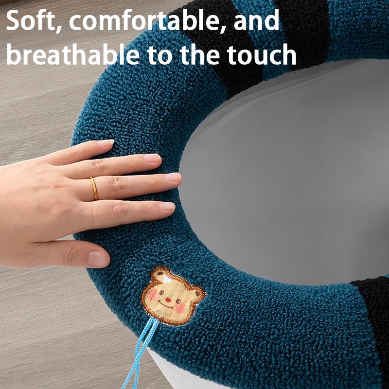 Soft Warm Toilet Seat Cover 1P - Home Bathroom Essentials 评论和价格