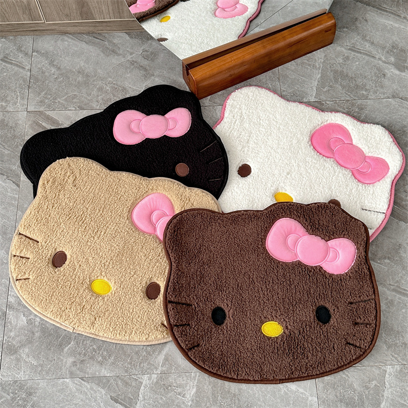 Anime Hello Kitty Plush Rug So - Home Goods Bathroom Mats 评论和价格
