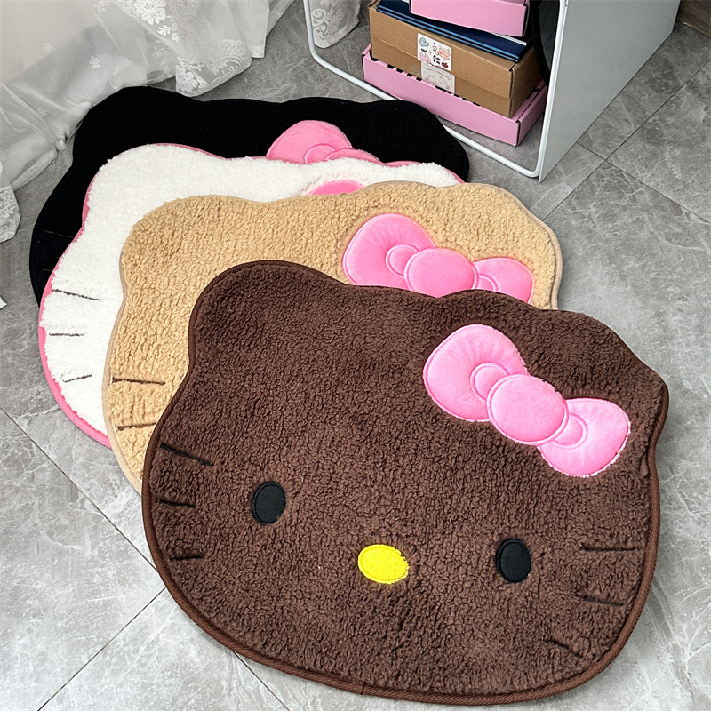 Anime Hello Kitty Plush Rug So - Home Goods Bathroom Mats 评论和价格