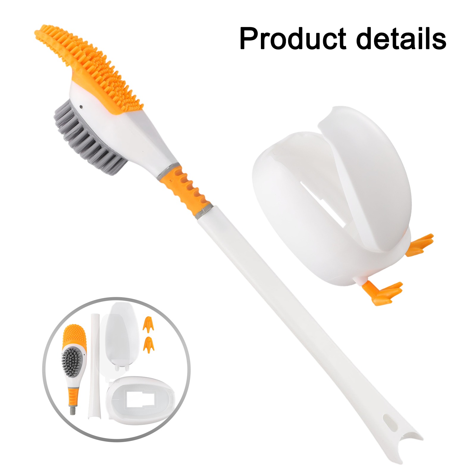 1PC Silicone Toilet Brush With - Home Bathroom Cleaning 评论和价格