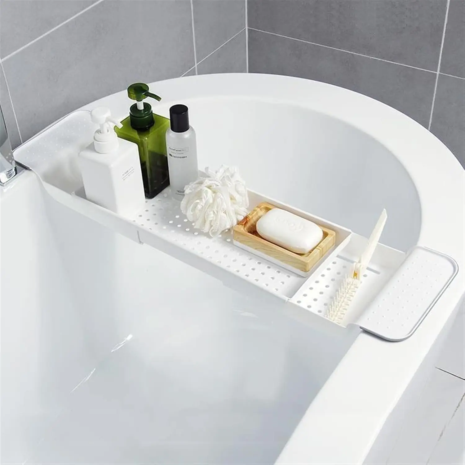 Bathtub Caddy Tray Extendable  - Bath Caddy Tray 评论和价格