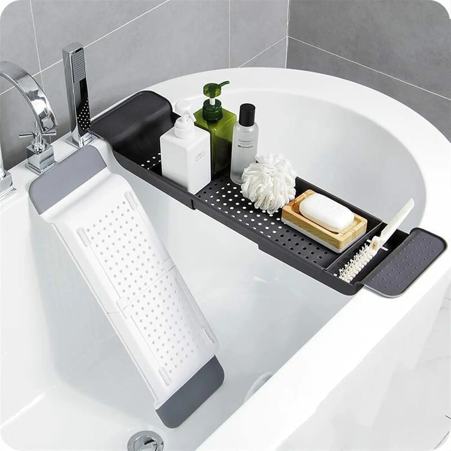 Bathtub Caddy Tray Extendable  - Bath Caddy Tray 评论和价格