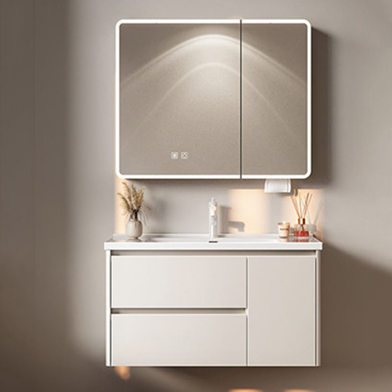White Luxury Bathroom Cabinet  - Home Bathroom Partition Wall 评论和价格