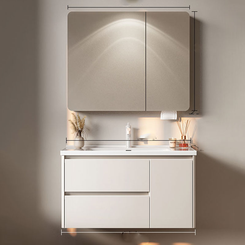 White Luxury Bathroom Cabinet  - Home Bathroom Partition Wall 评论和价格