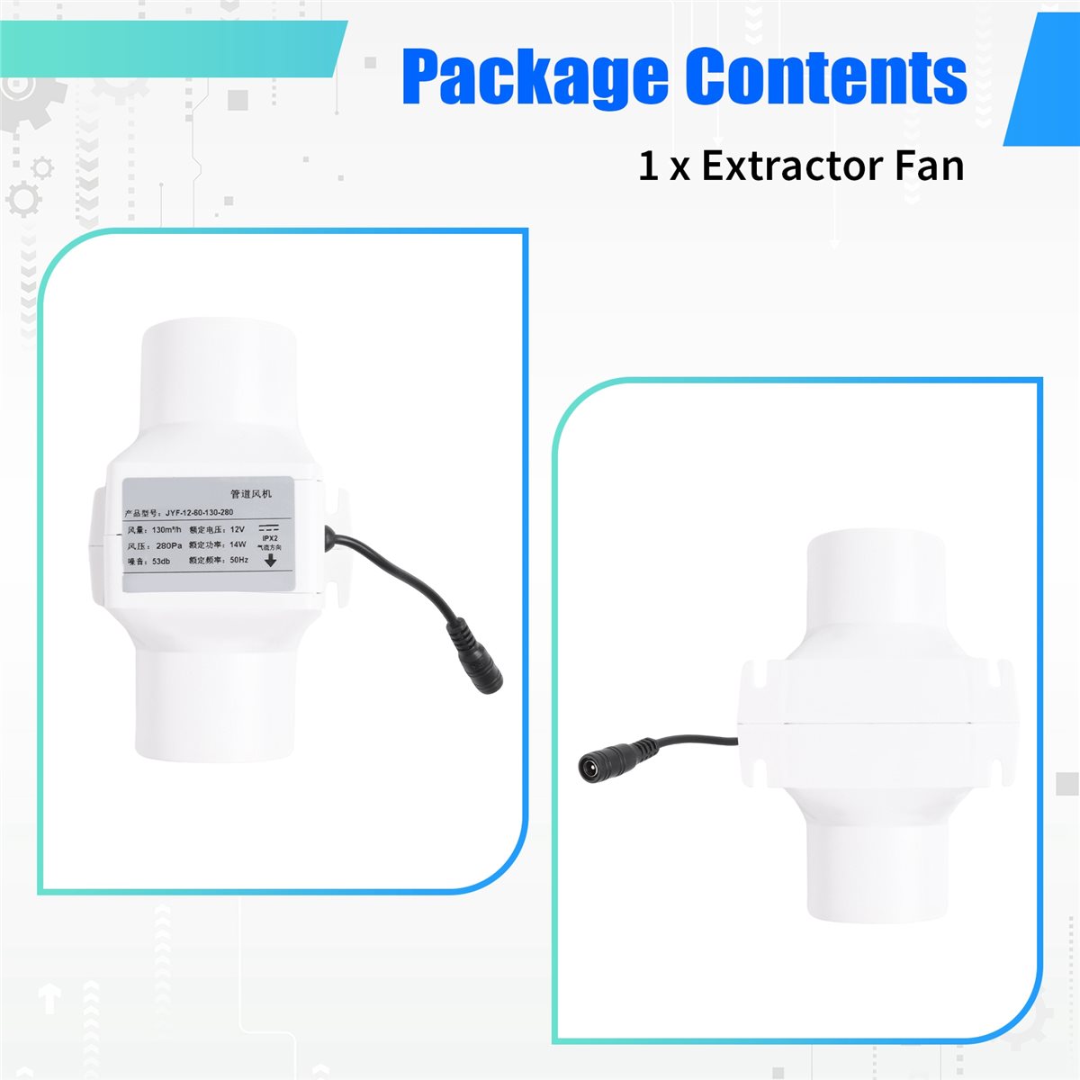 DT81 60mm Extractor Fan Low No - Home Bathroom Extractor Fan 评论和价格