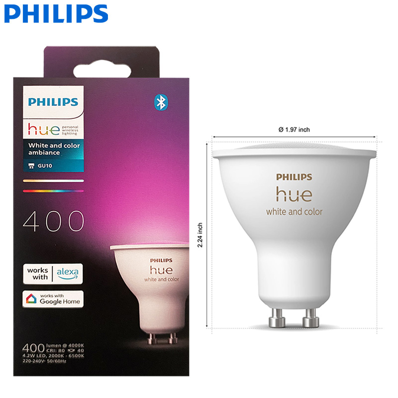 Philips Hue GU10 Smart LED Spo - Philips Bulb Hue 评论和价格