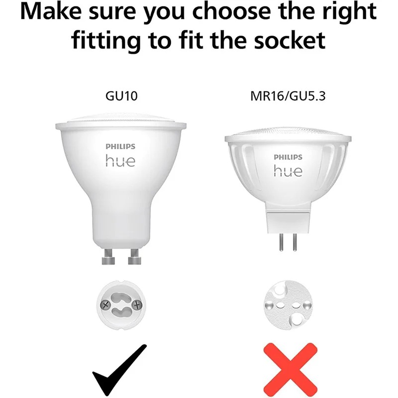 Philips Hue GU10 Smart LED Spo - Philips Bulb Hue 评论和价格