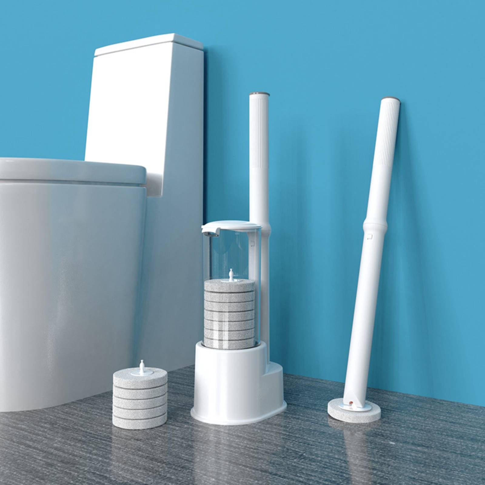 Disposable Toilet Brush Set Co - Home Bathroom Cleaning 评论和价格