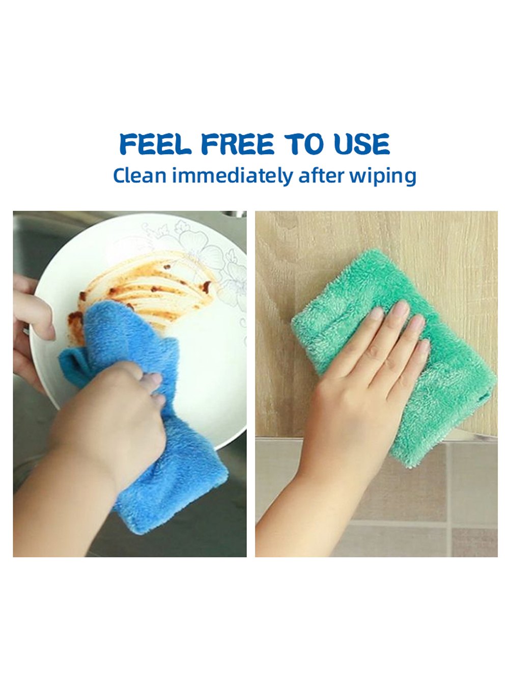 4pcs Small Hand Towels for Kit - Home Bathroom Cleaning 评论和价格