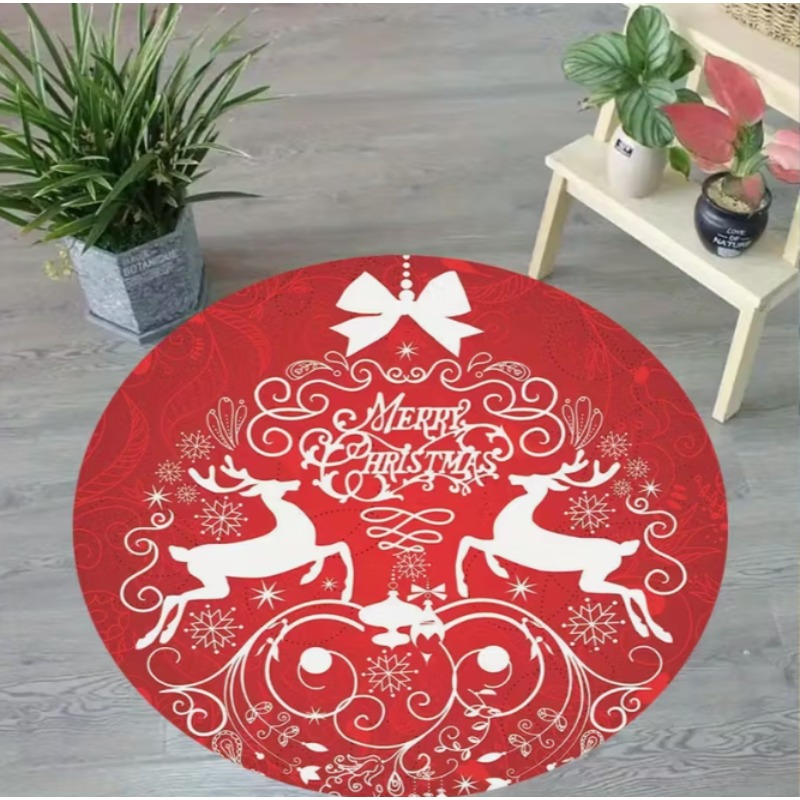 Christmas Themed carpet Santa  - Home Goods Bathroom Mats 评论和价格