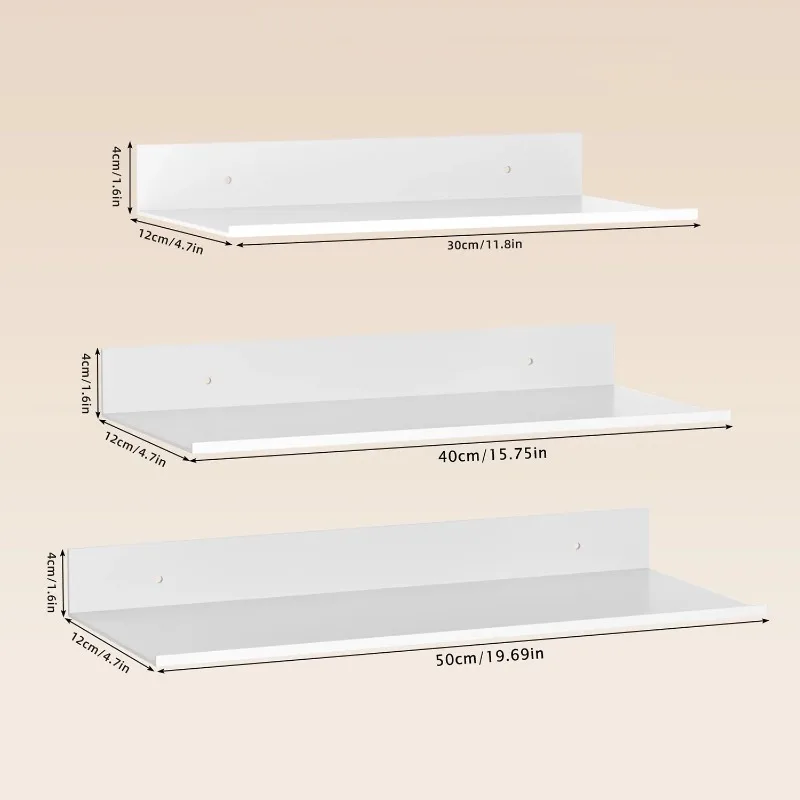 Metal Floating Shelves Wall Mo - Home Bathroom Essentials 评论和价格