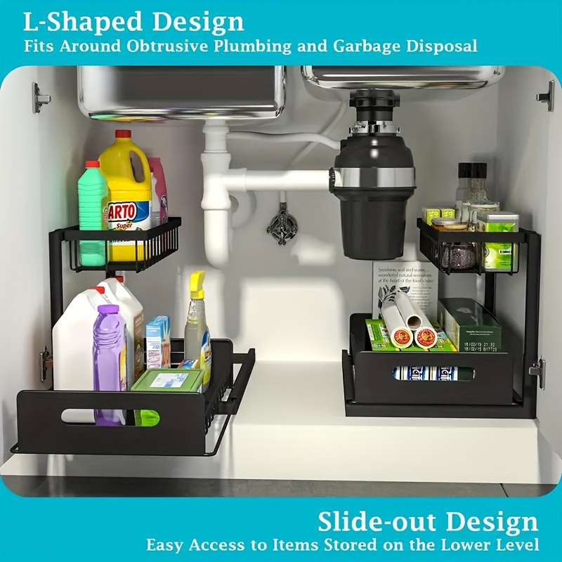Pull-Out Under Sink Organizer, - Home Depot Bathroom Sink 评论和价格