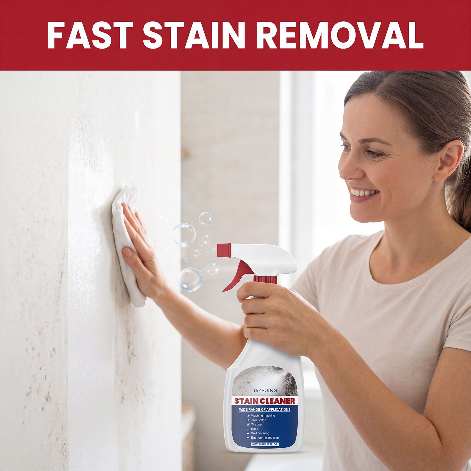 Mildew Remover Wall Spray Clea - Home Bathroom Cleaning 评论和价格