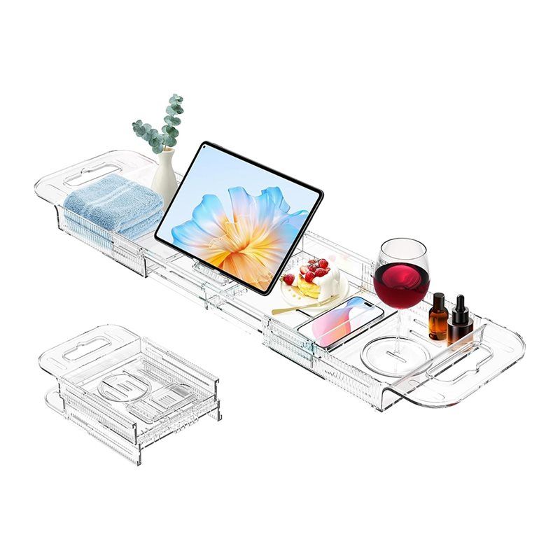 AEE2-Expandable Drain Bath Cad - Bath Caddy Tray 评论和价格