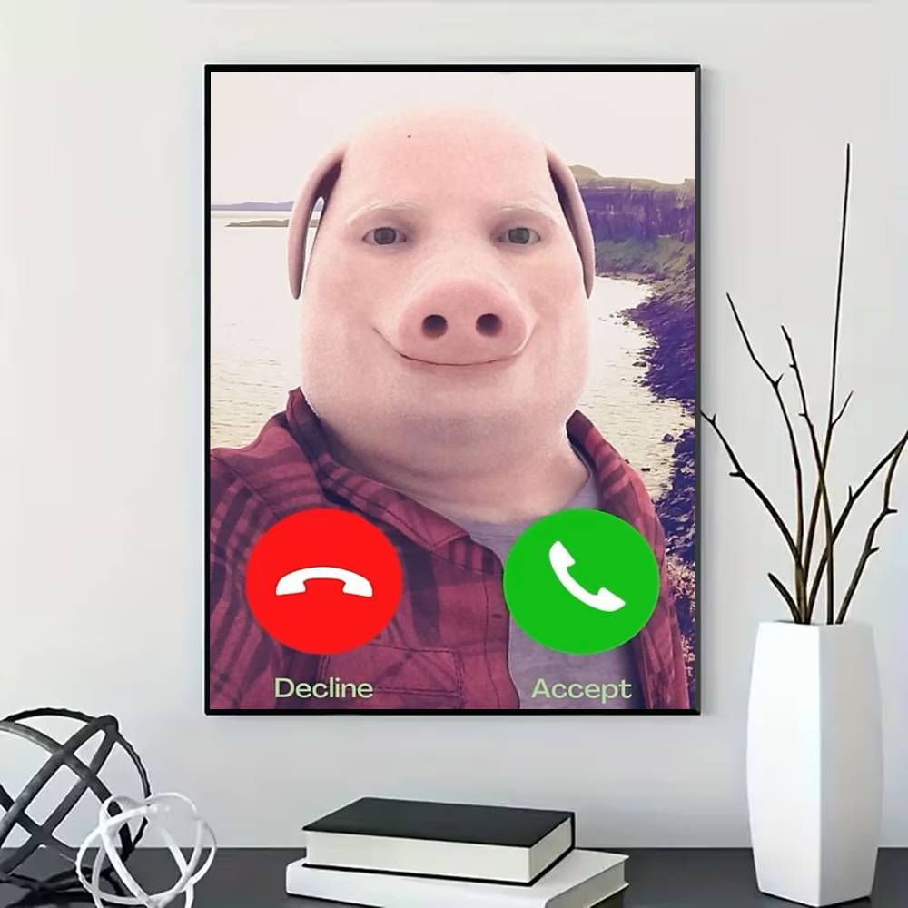 John Pork is Calling Poster fo - Home Bathroom Called 评论和价格