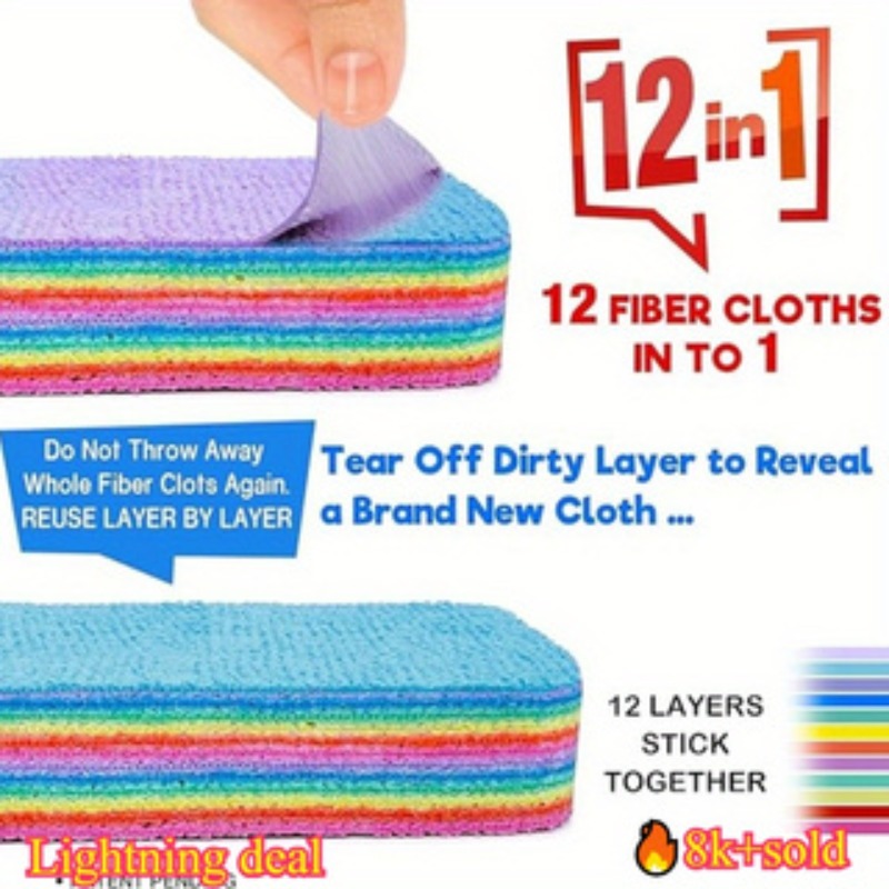1PC ,12 layer fiber, perfect c - Home Bathroom Cleaning 评论和价格