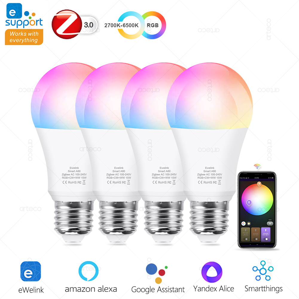 15W 18W E27 Zigbee Smart Light - Philips Bulb Hue 评论和价格