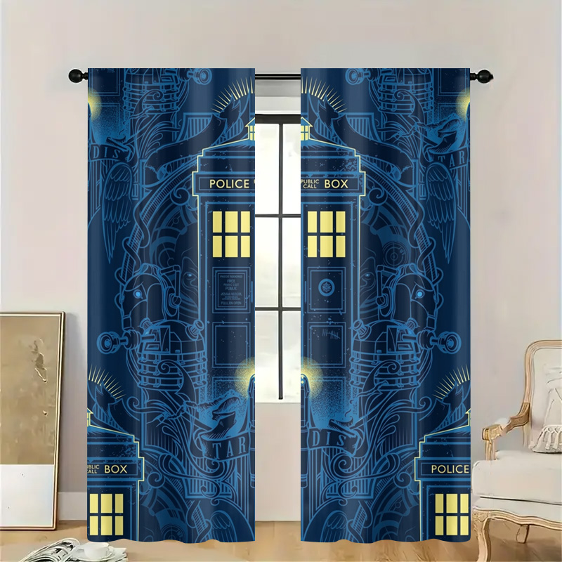 Vintage Blue Graphic Police Ca - Home Bathroom Called 评论和价格