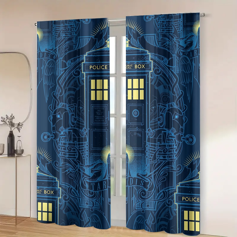 Vintage Blue Graphic Police Ca - Home Bathroom Called 评论和价格