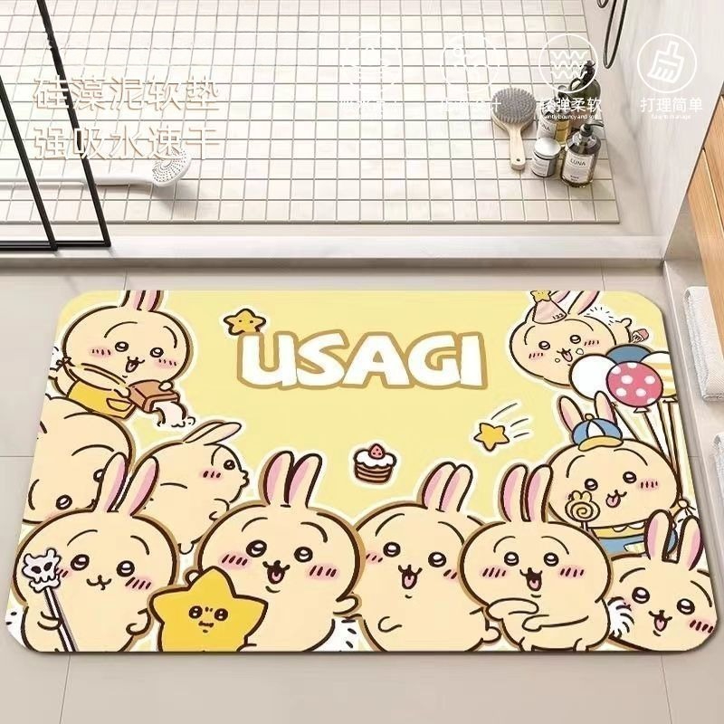 Anime Chiikawa Hachiware Usagi - Home Goods Bathroom Mats 评论和价格