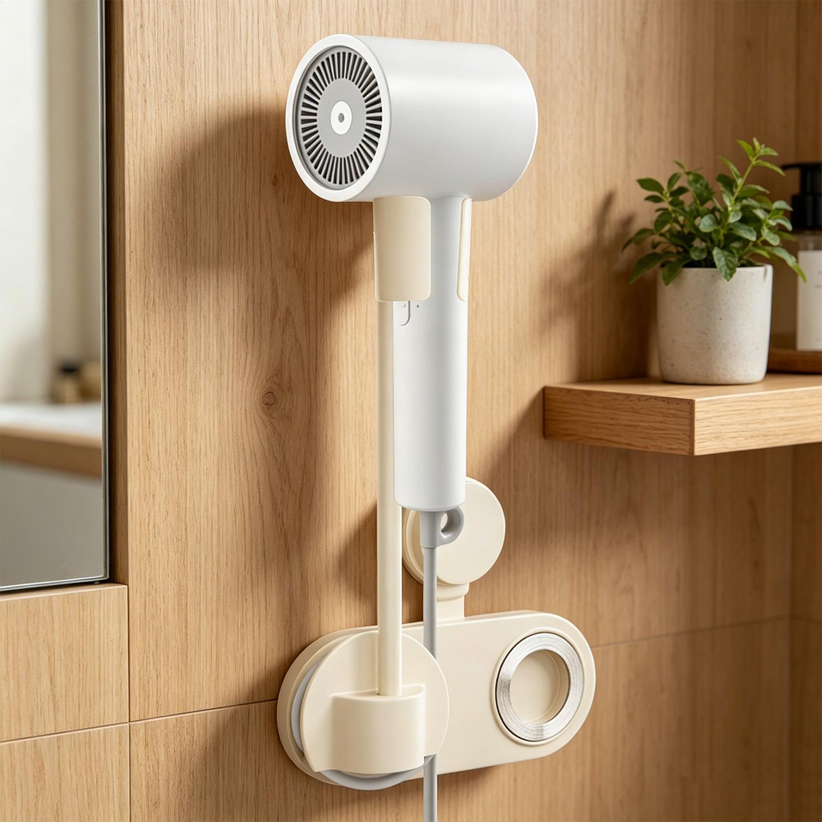 Blow Dryer Holder Wall Mounted - Home Bathroom Hand Dryer 评论和价格