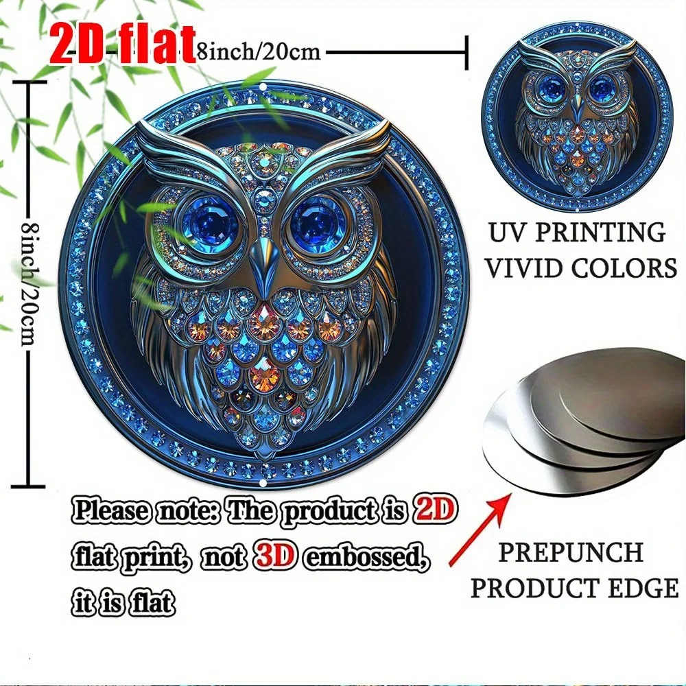 CIFBUY 2D Flat Round Aluminum  - Home Bathroom Wall Art 评论和价格